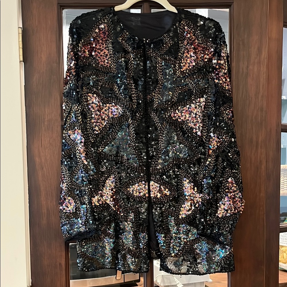 Vintage Sequin Embellished Jacket